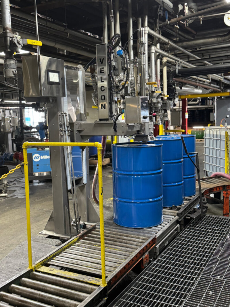 Velcon Engineering Single Container Drum Filling - Velcon Filling Systems