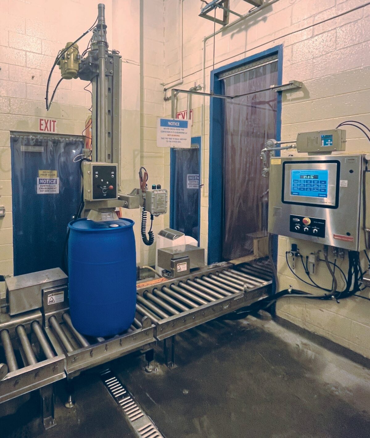Container Fill Line Single Container Drum Filling - Velcon Filling Systems